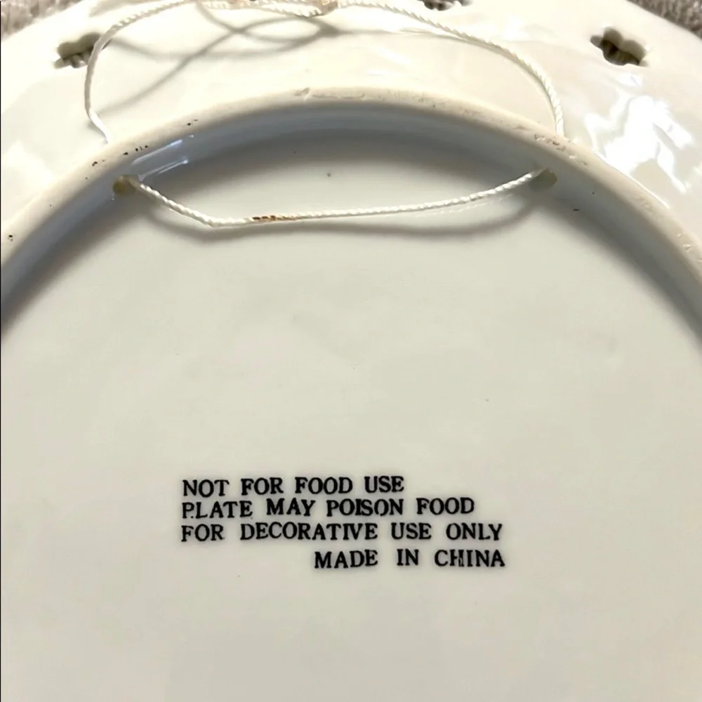 Las Vegas Nevada Collection Plate Dessert Mountain Western Supple 1995